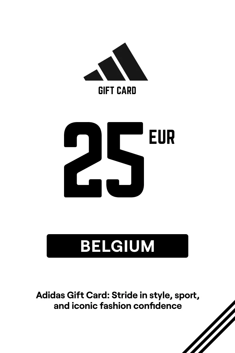 Adidas 25 EUR Gift Card (Belgium) - Digital Key