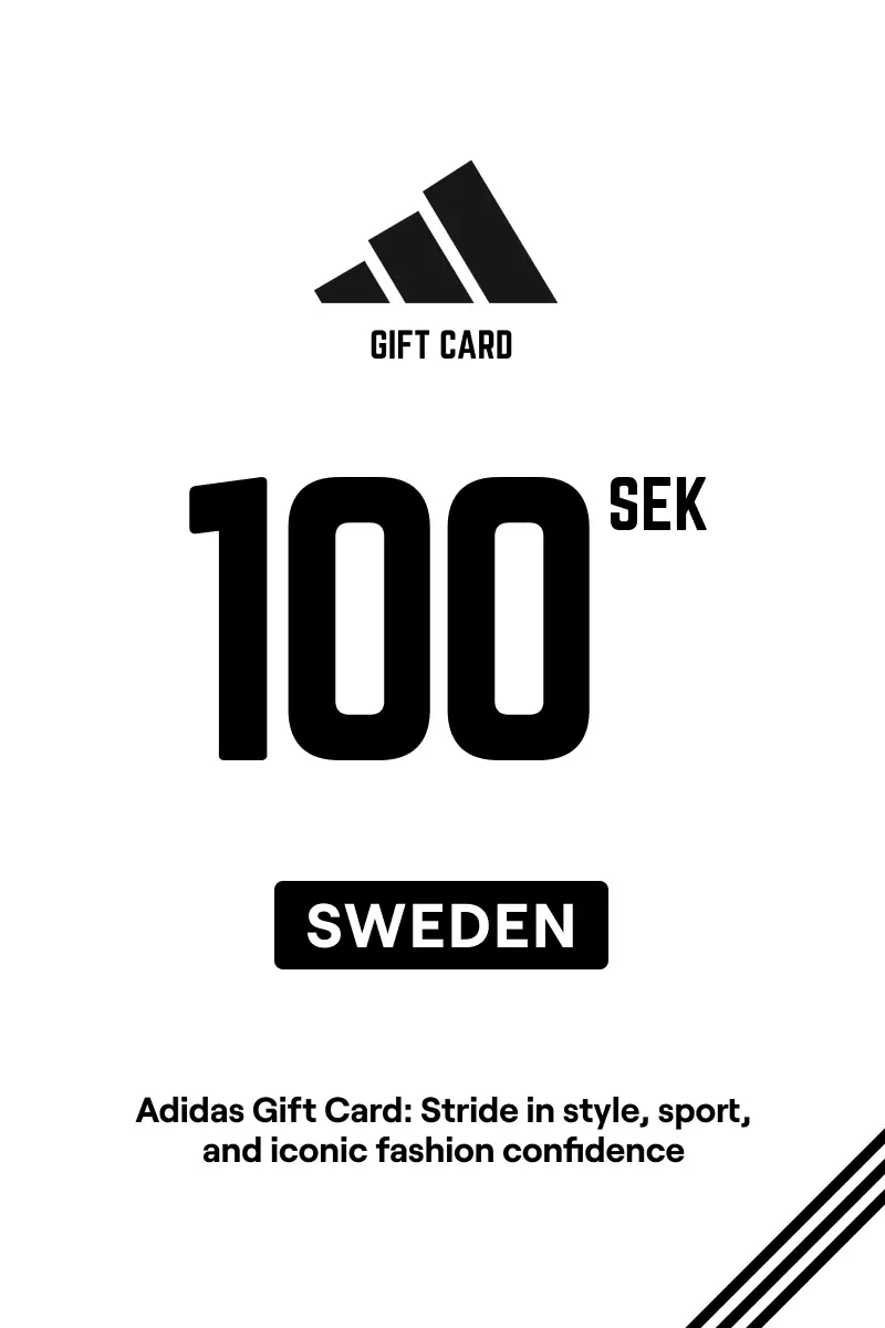 Adidas 100 SEK Gift Card (Sweden) - Digital Key