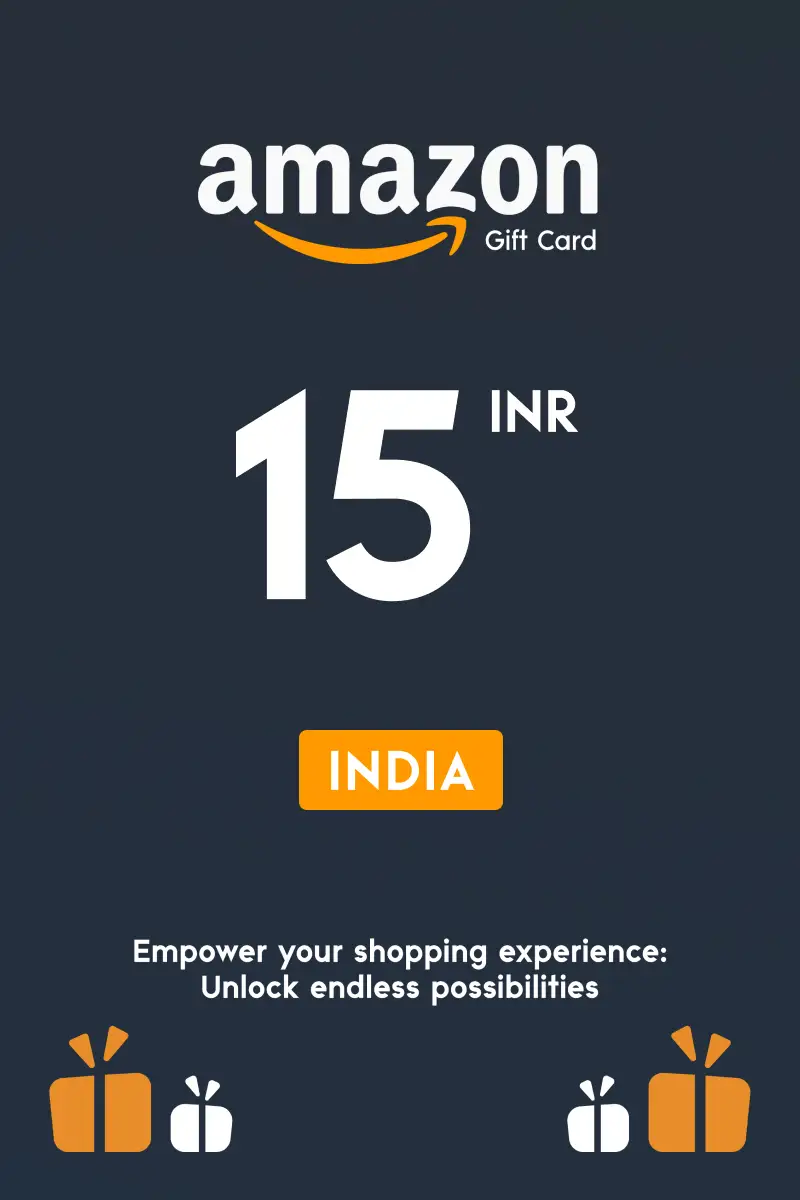 Amazon 15 INR Gift Card (India) - Digital Key