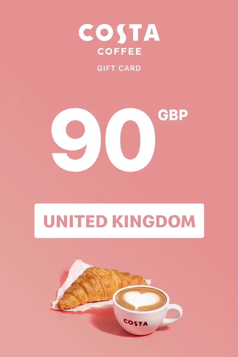 Costa Coffee 90 GBP Gift Card (United Kingdom) - Digital Key