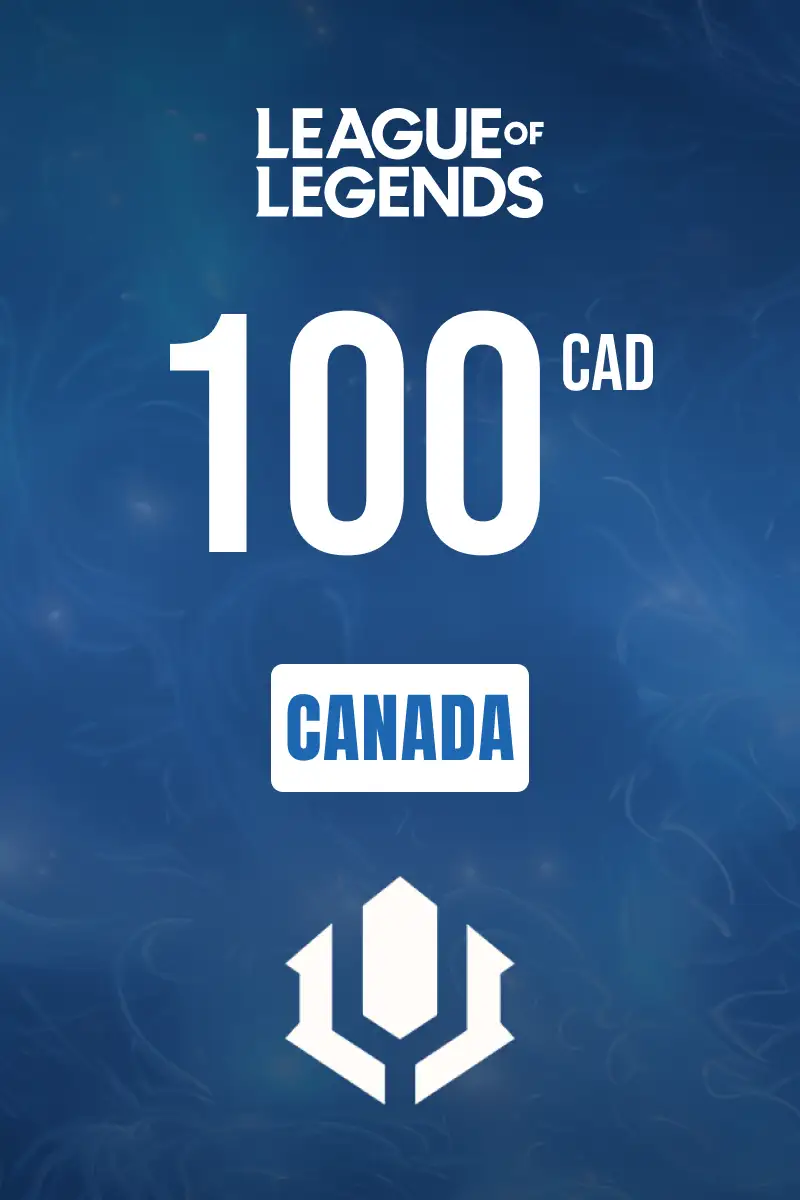 League of Legends 100 CAD Gift Card (Canada) - Digital Key