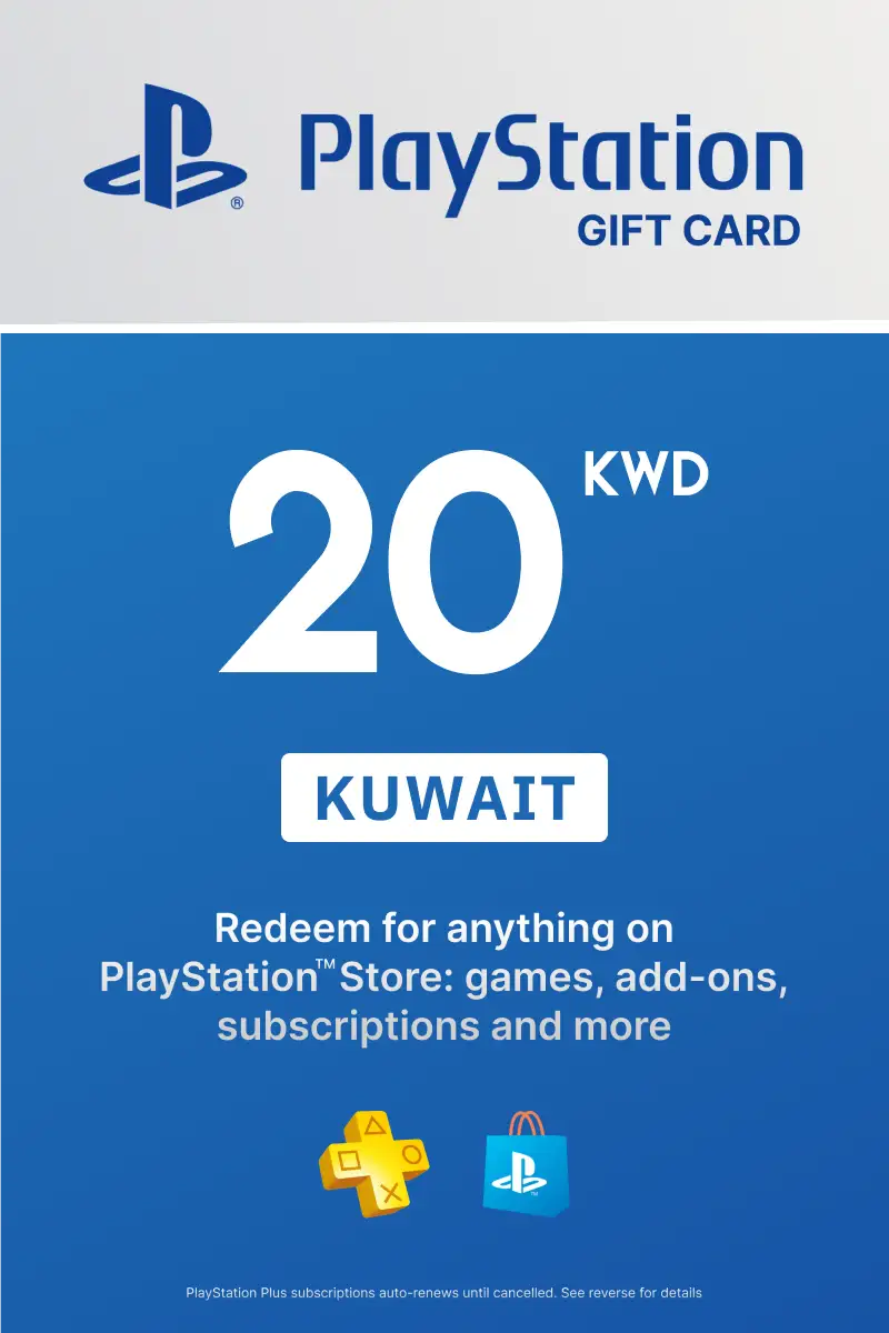 PlayStation Store 20 KWD Gift Card (Kuwait) - Digital Key