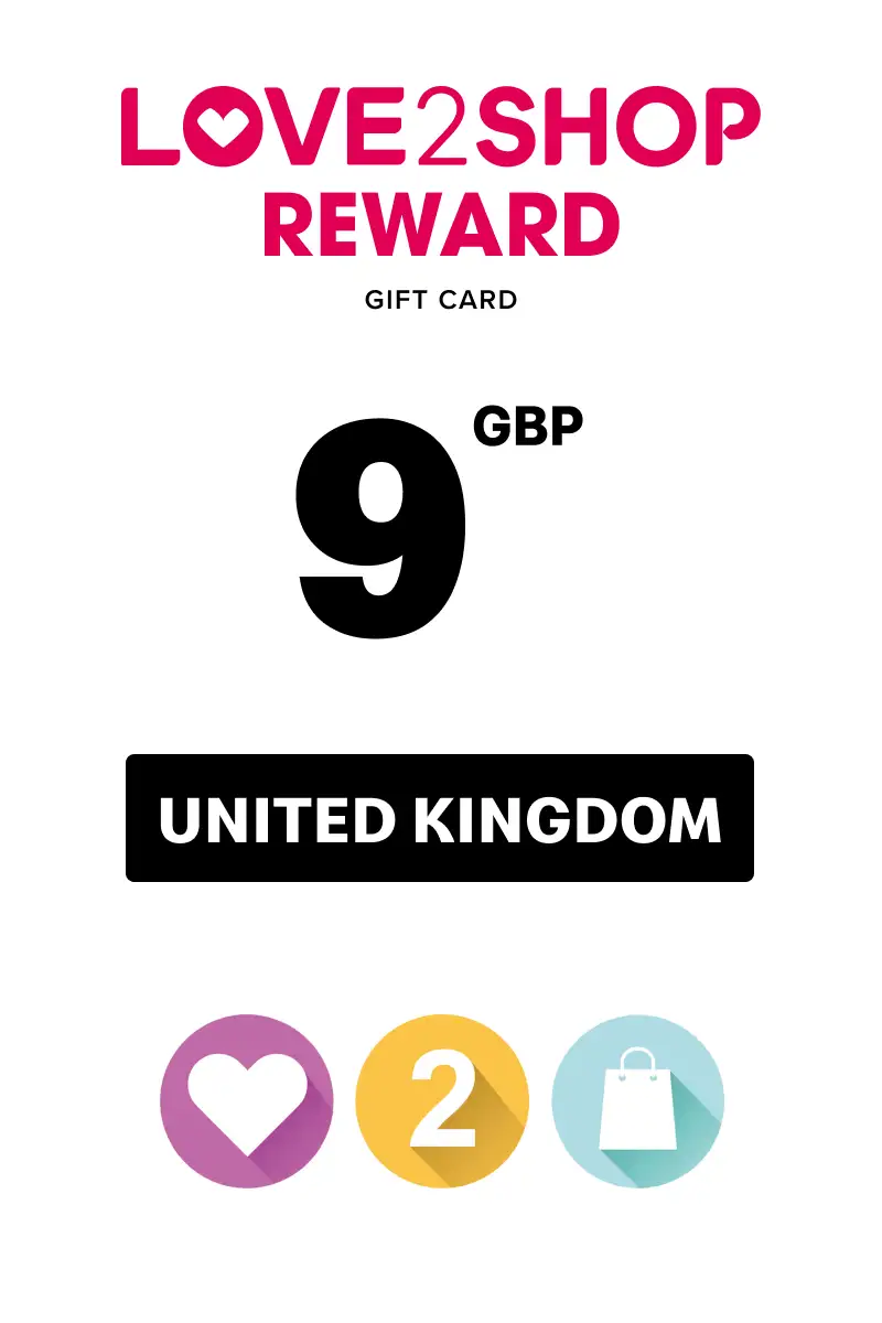 Love2Shop Reward 9 GBP Gift Card (United Kingdom) - Digital Key