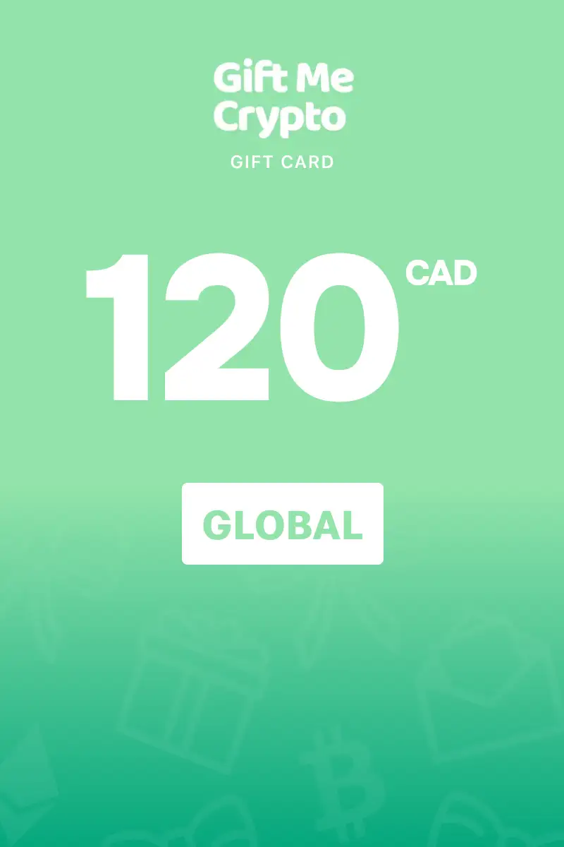 Gift Me Crypto 120 CAD Gift Card (Global) - Digital Key