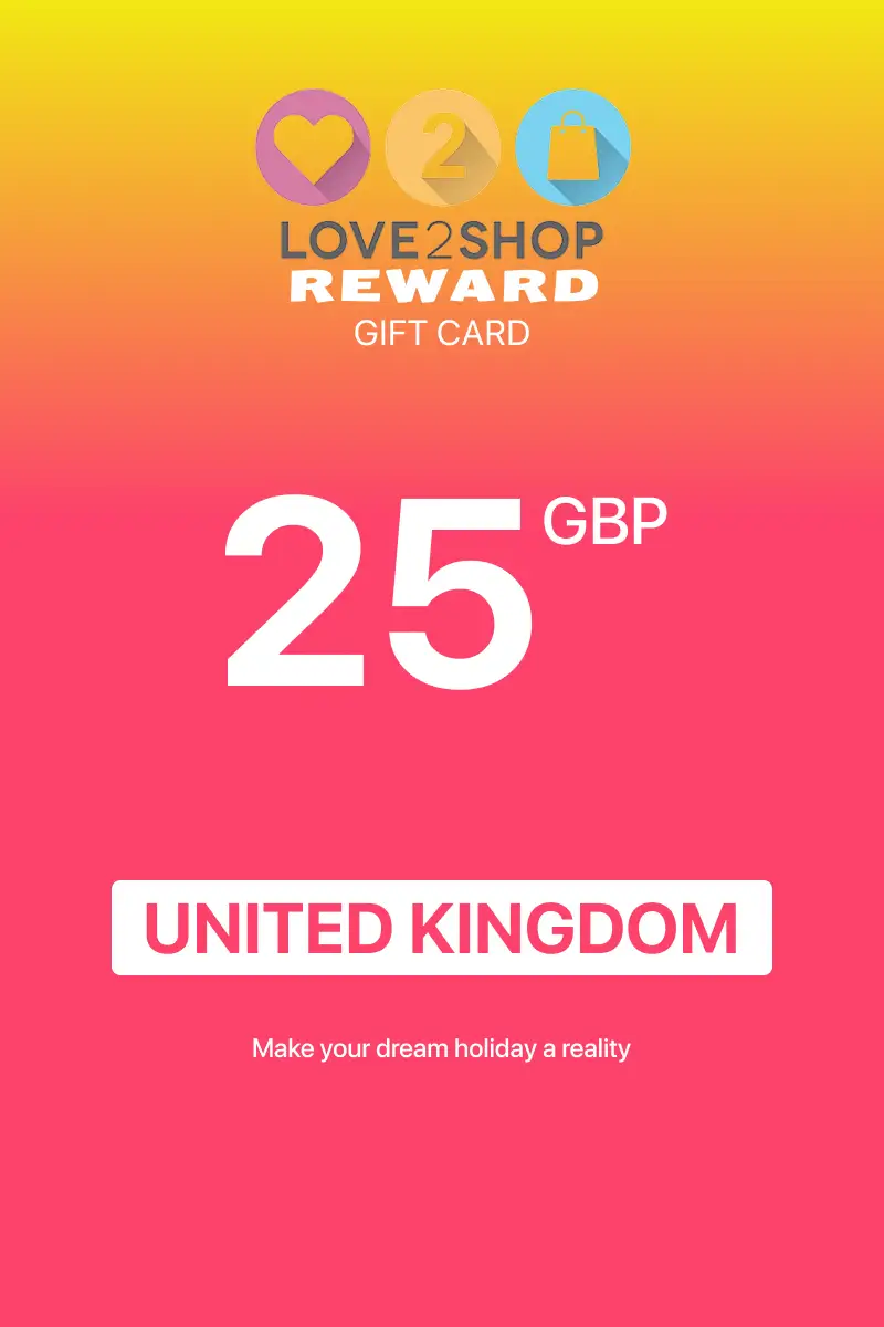 Love2Shop Reward 25 GBP Gift Card (United Kingdom) - Digital Key