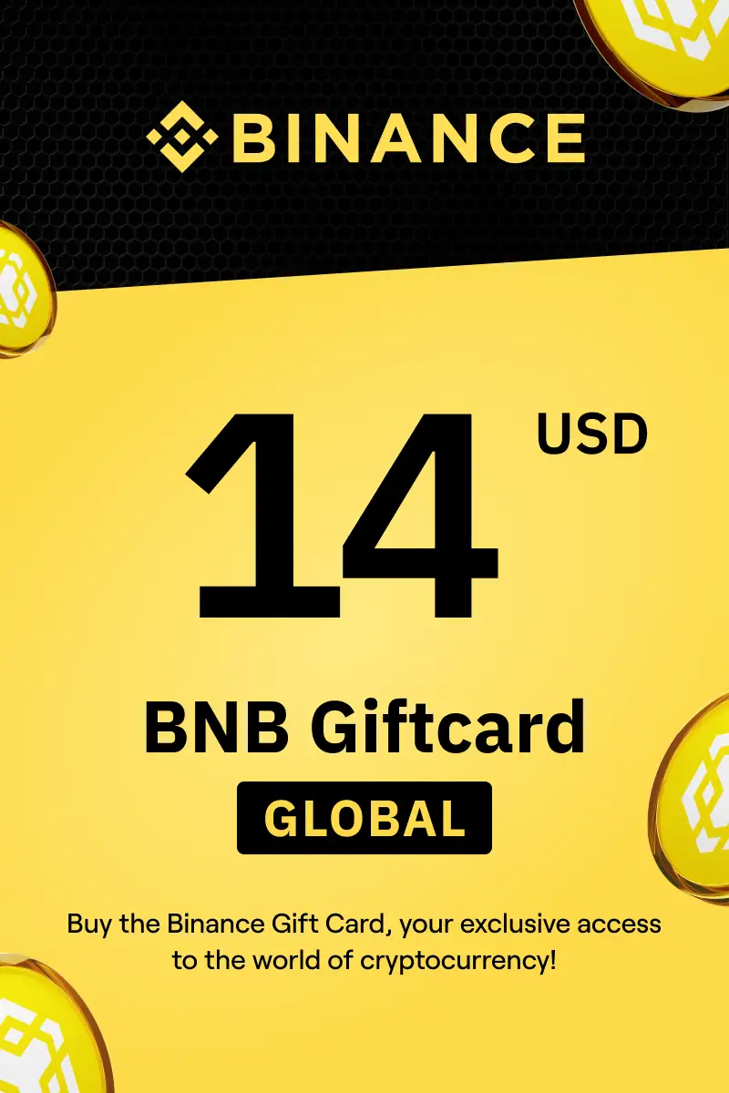 Binance (BNB) 14 USD Gift Card (Global) - Digital Key