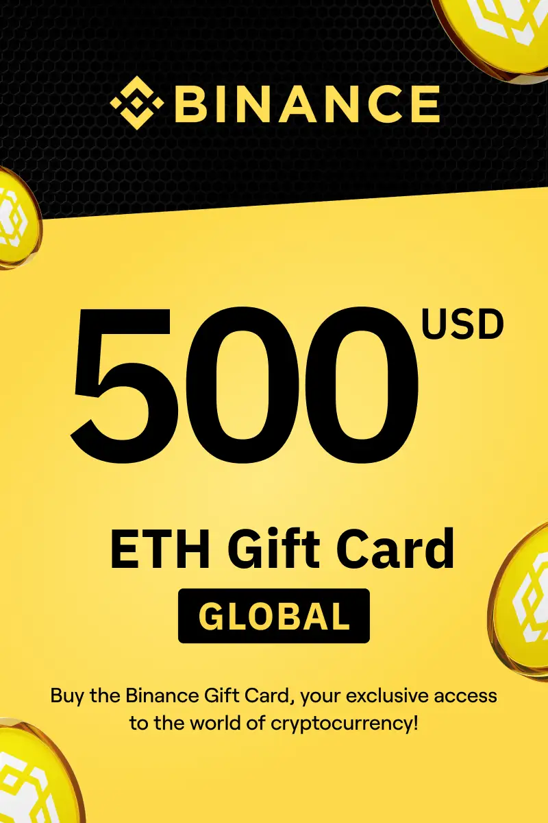 Binance (ETH) 500 USD Gift Card (Global) - Digital Key