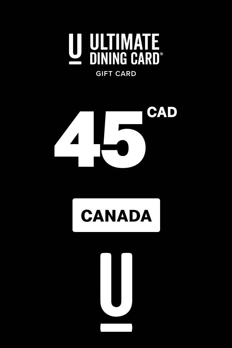 The Ultimate Dining 45 CAD Gift Card (Canada) - Digital Key