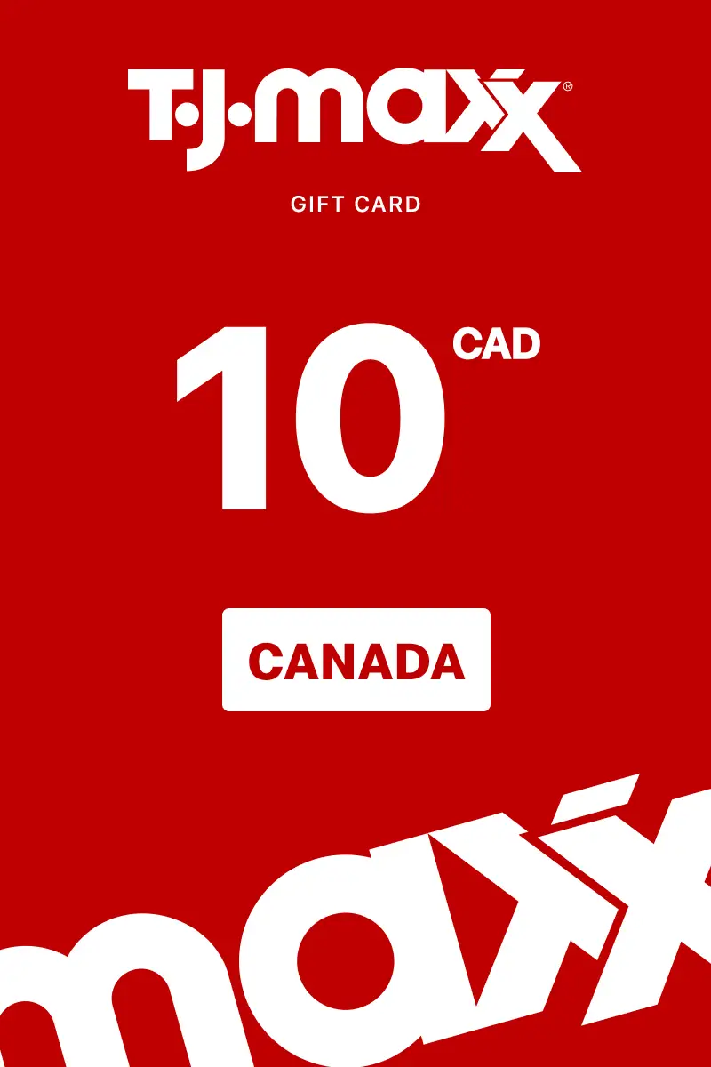 TJX 10 CAD Gift Card (Canada) - Digital Key