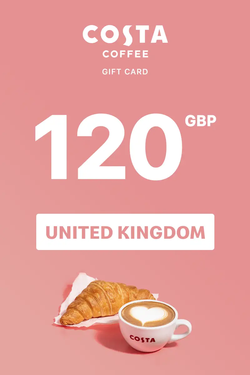 Costa Coffee 120 GBP Gift Card (United Kingdom) - Digital Key