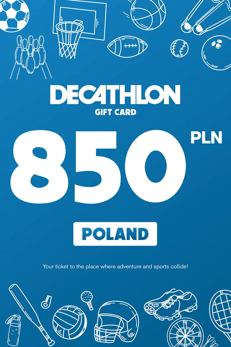 Decathlon 850 PLN Gift Card (Poland) - Digital Key