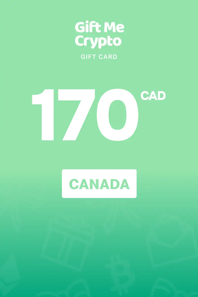 Gift Me Crypto 170 CAD Gift Card (Canada) - Digital Key