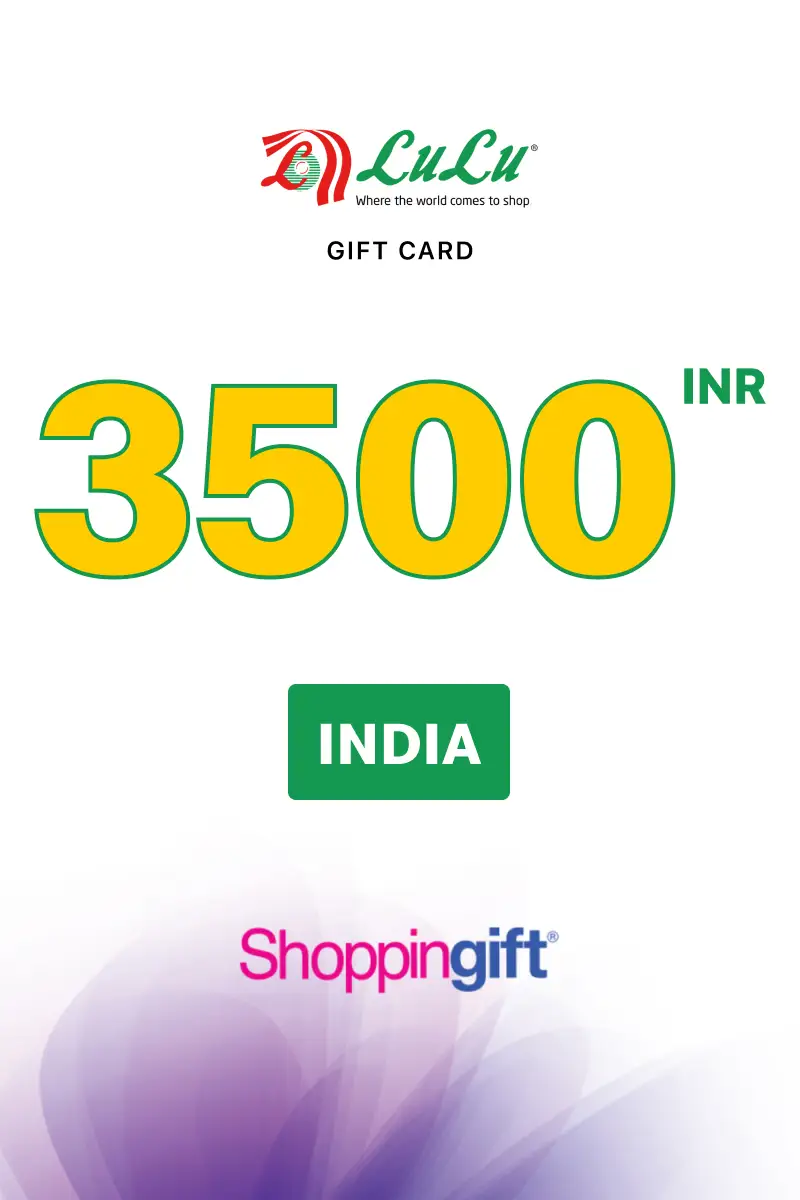 Lulu Hypermarket 3500 INR Gift Card (India) - Digital Key