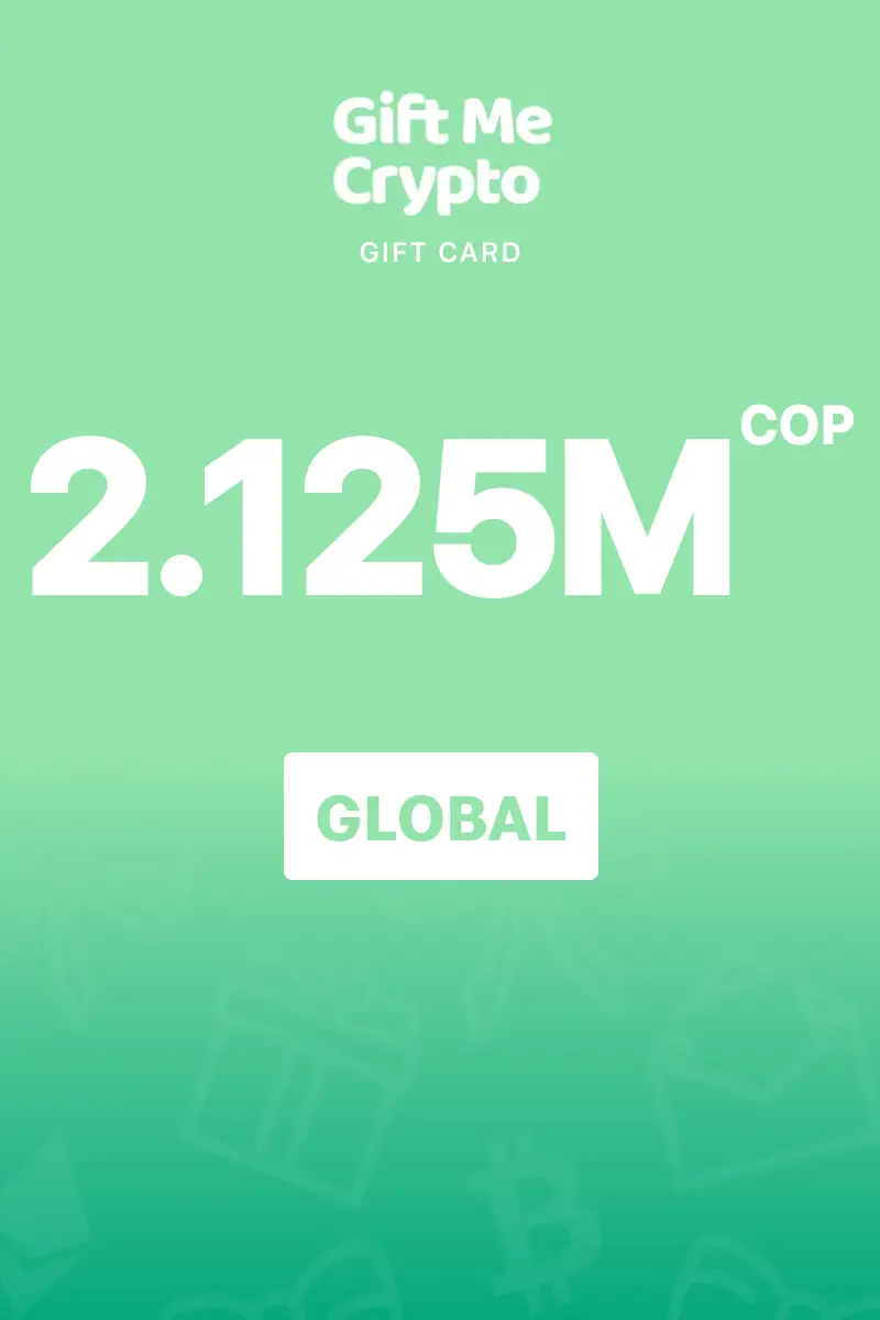 Gift Me Crypto 2125000 COP Gift Card (Global) - Digital Key