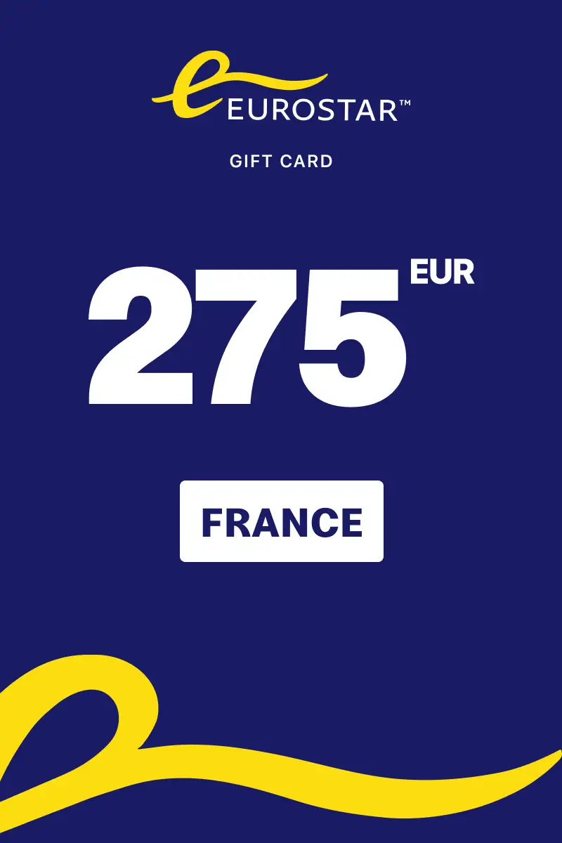 Eurostar 275 EUR Gift Card (France) - Digital Key