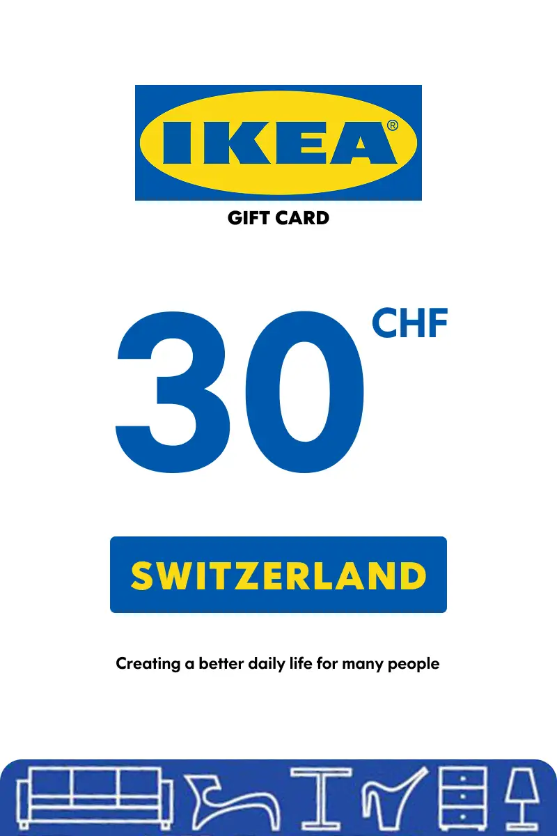 Ikea 30 CHF Gift Card (Switzerland) - Digital Key