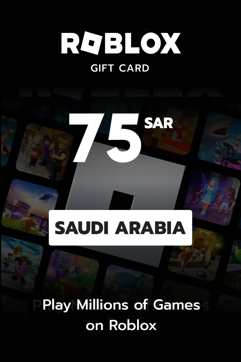 Roblox 75 SAR Gift Card (Saudi Arabia) - Digital Key