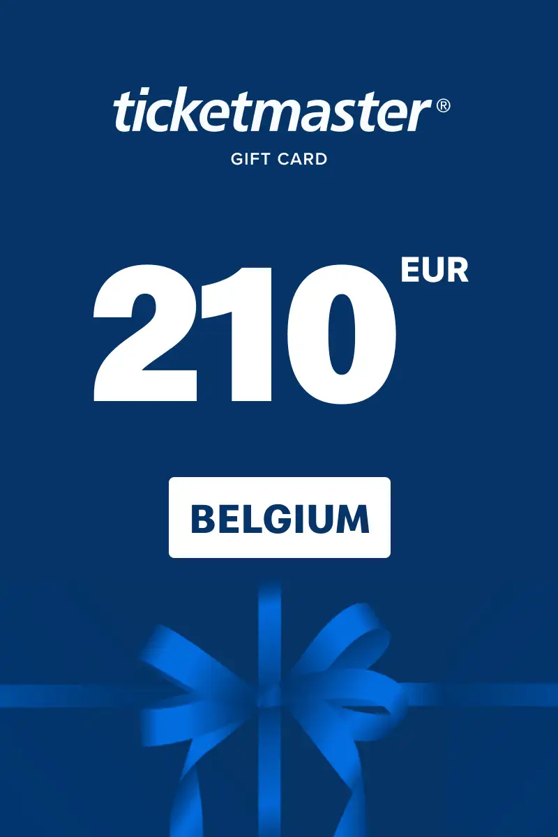 Ticketmaster 210 EUR Gift Card (Belgium) - Digital Key