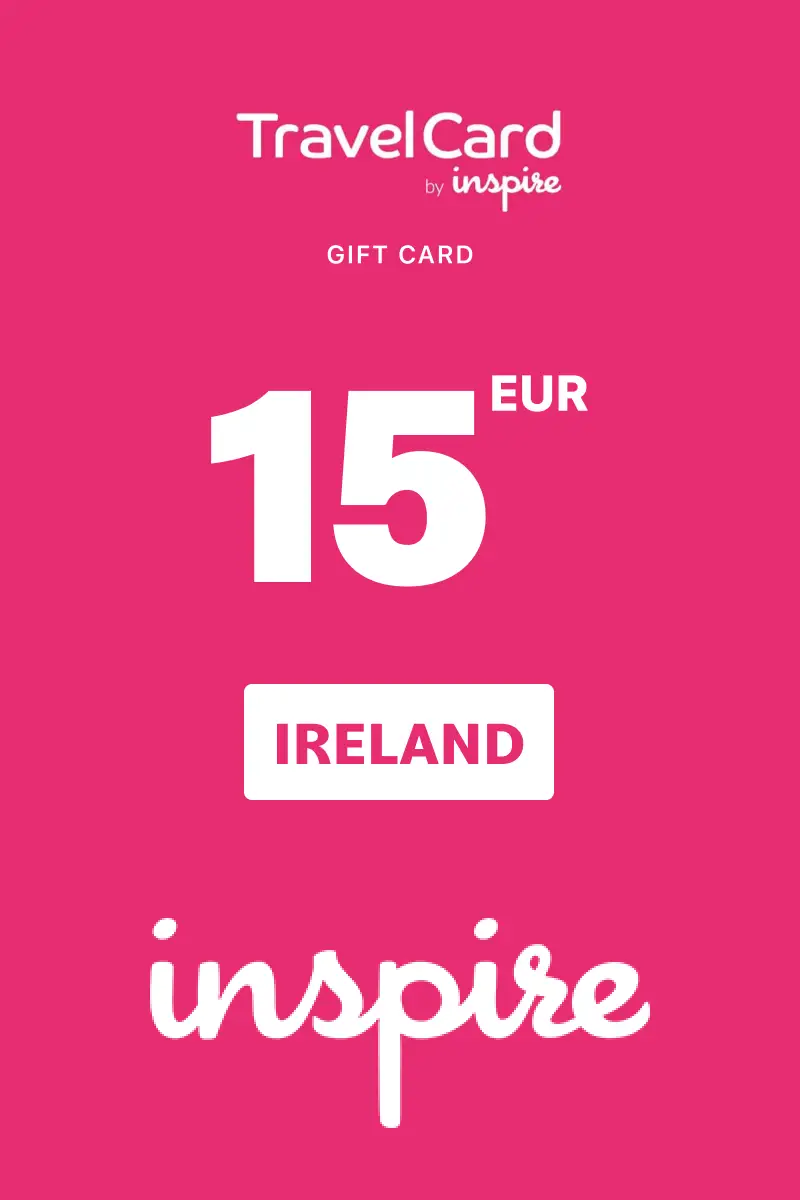 TravelCard by Inspire 15 EUR Gift Card (Ireland) - Digital Key