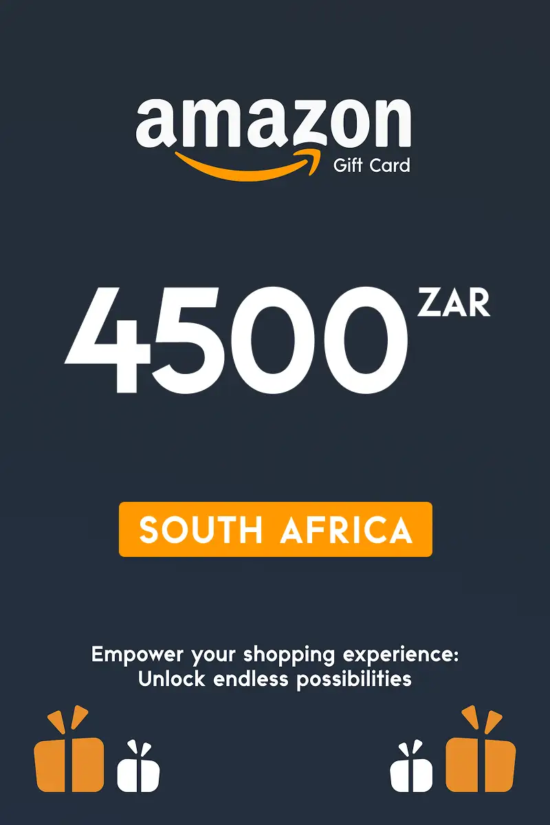 Amazon 4500 ZAR Gift Card (South Africa) - Digital Key