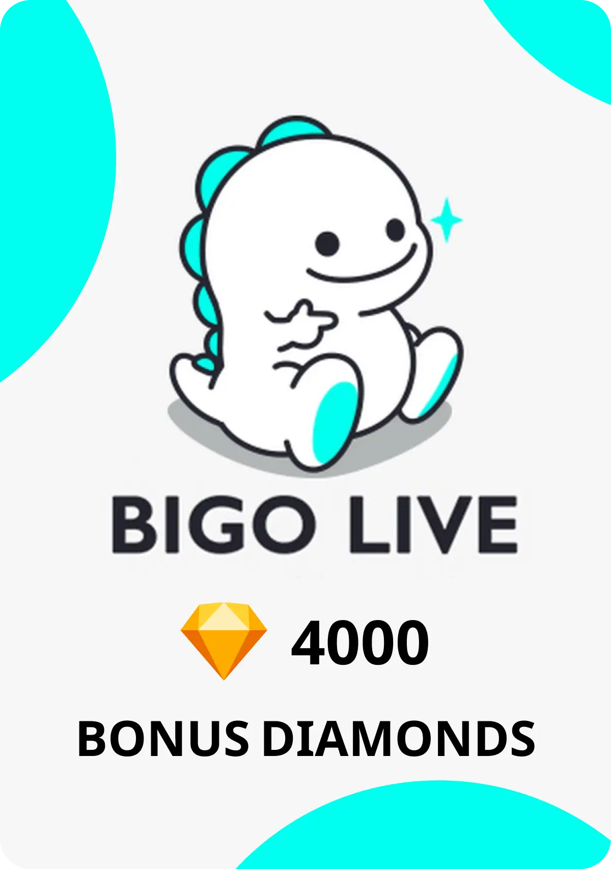 Bigo Live - 4000 Bonus Diamonds (Global) - Digital Key