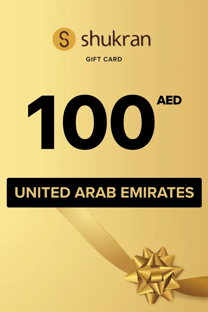 Shukran 100 AED Gift Card (United Arab Emirates) - Digital Key
