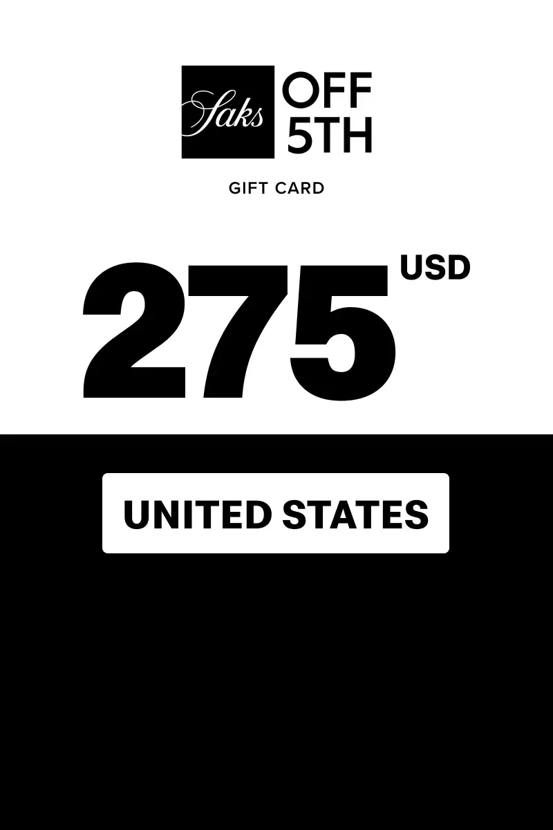 Saks OFF 5TH 275 USD Gift Card (United States) - Digital Key