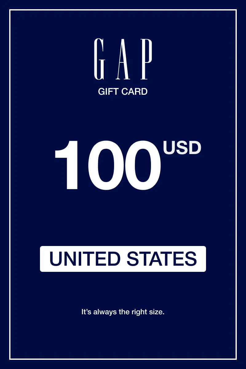 Gap 100 USD Gift Card (United States) - Digital Key