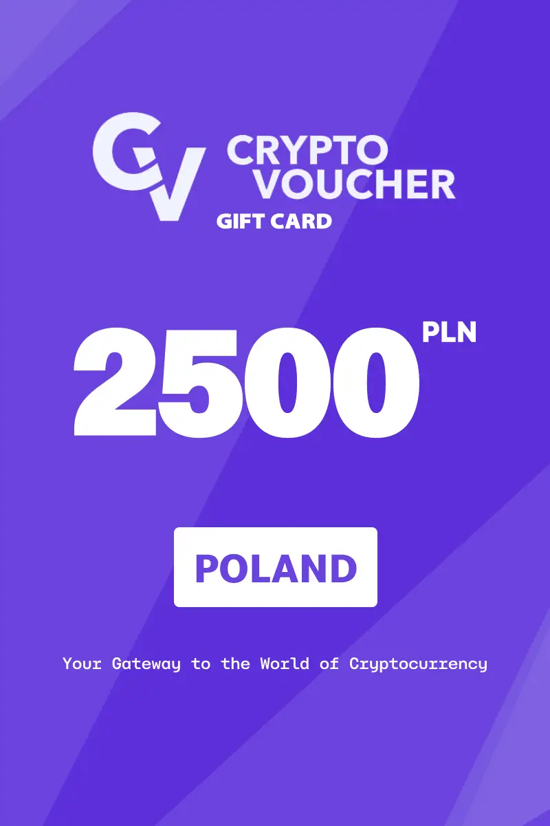Crypto Voucher 2500 PLN Gift Card (Poland) - Digital Key