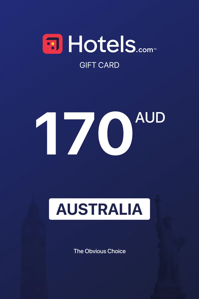 Hotels.com 170 AUD Gift Card (Australia) - Digital Key