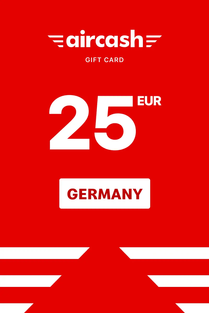 AirCash 25 EUR Gift Card (Germany) - Digital Key
