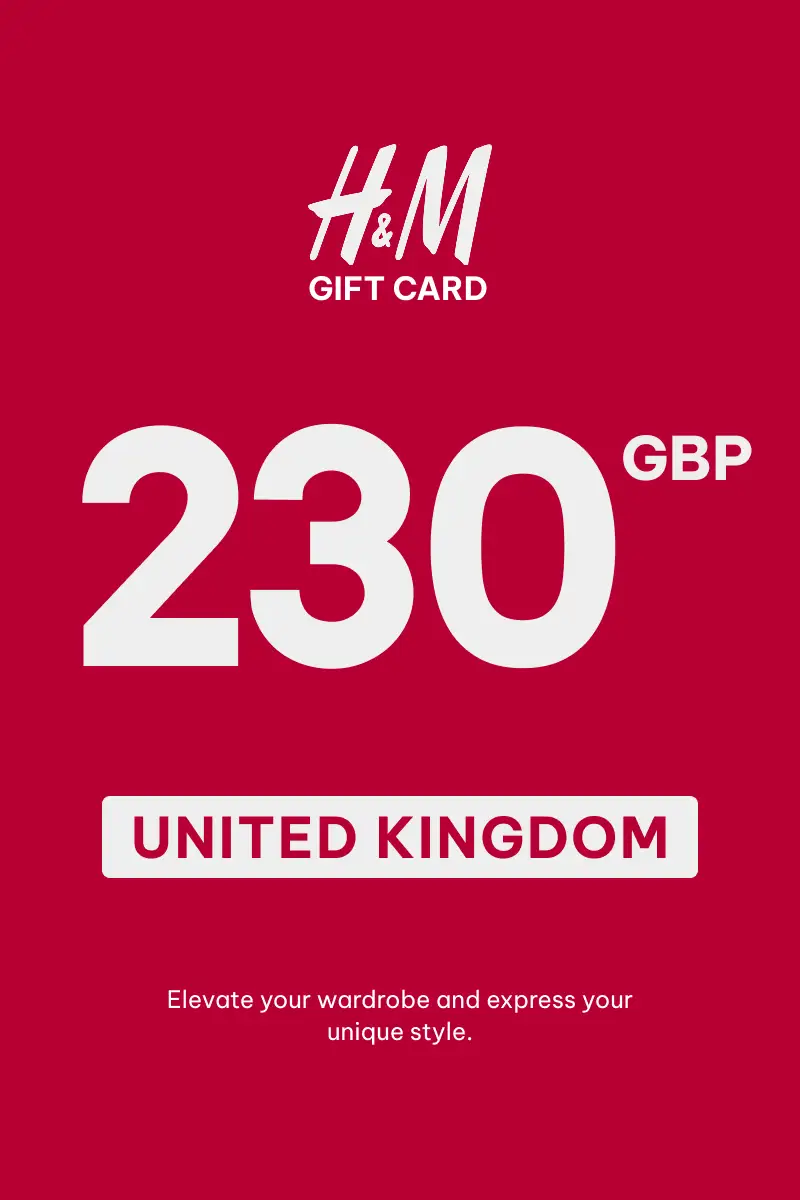 HandM 230 GBP Gift Card (United Kingdom) - Digital Key