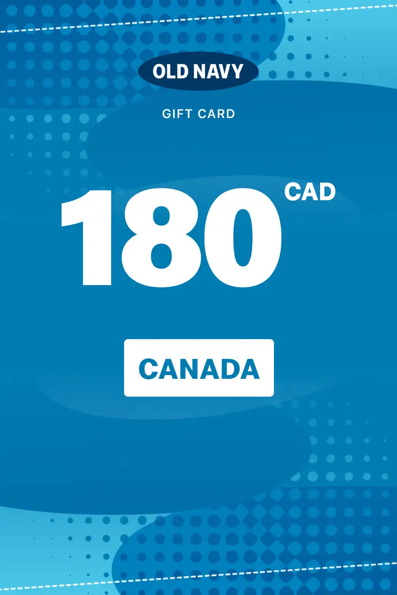 Old Navy 180 CAD Gift Card (Canada) - Digital Key