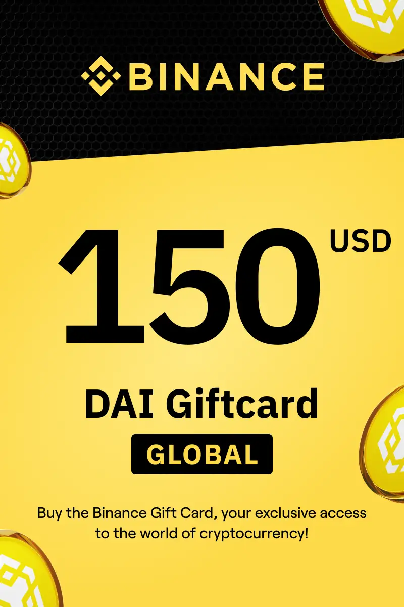 Binance (DAI) 150 USD Gift Card (Global) - Digital Key