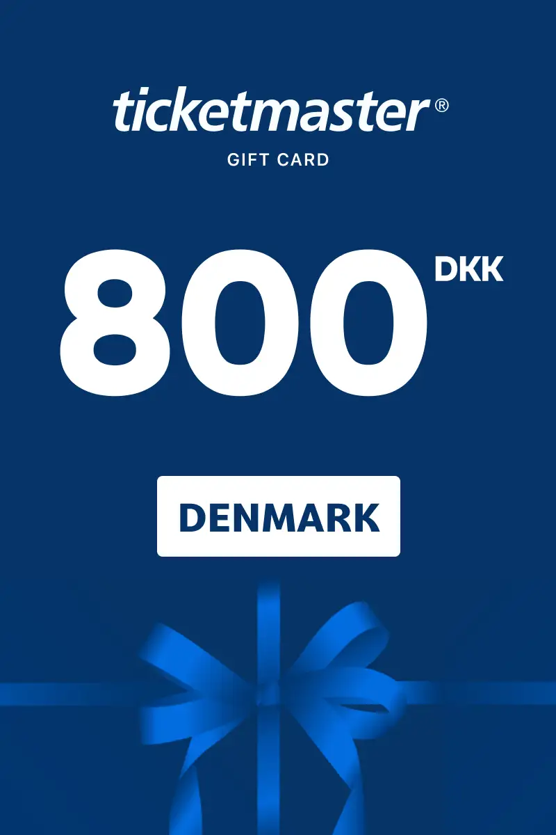 Ticketmaster 800 DKK Gift Card (Denmark) - Digital Key