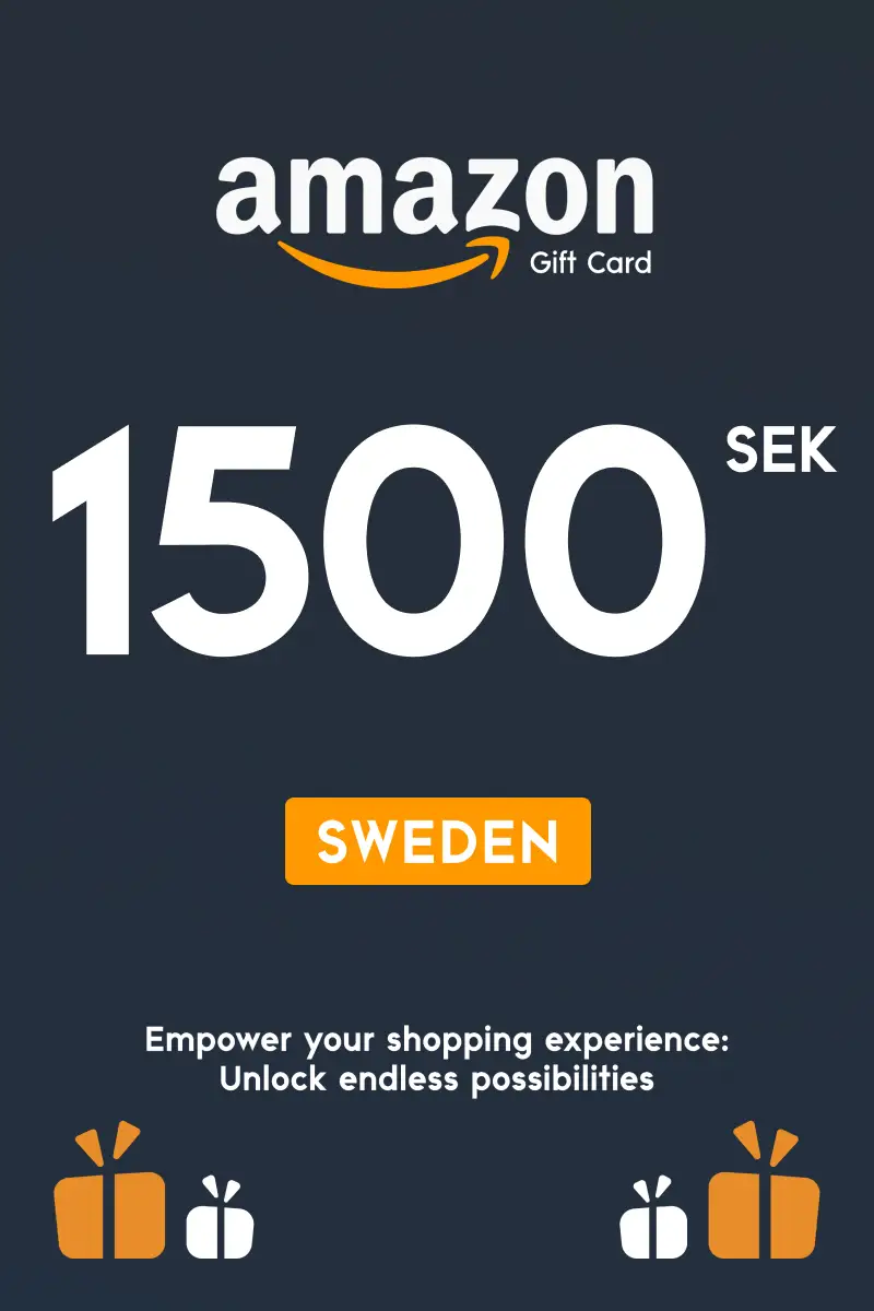 Amazon 1500 SEK Gift Card (Sweden) - Digital Key