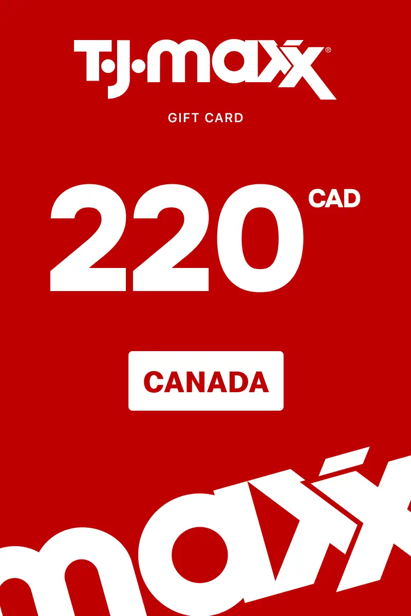 TJX 220 CAD Gift Card (Canada) - Digital Key