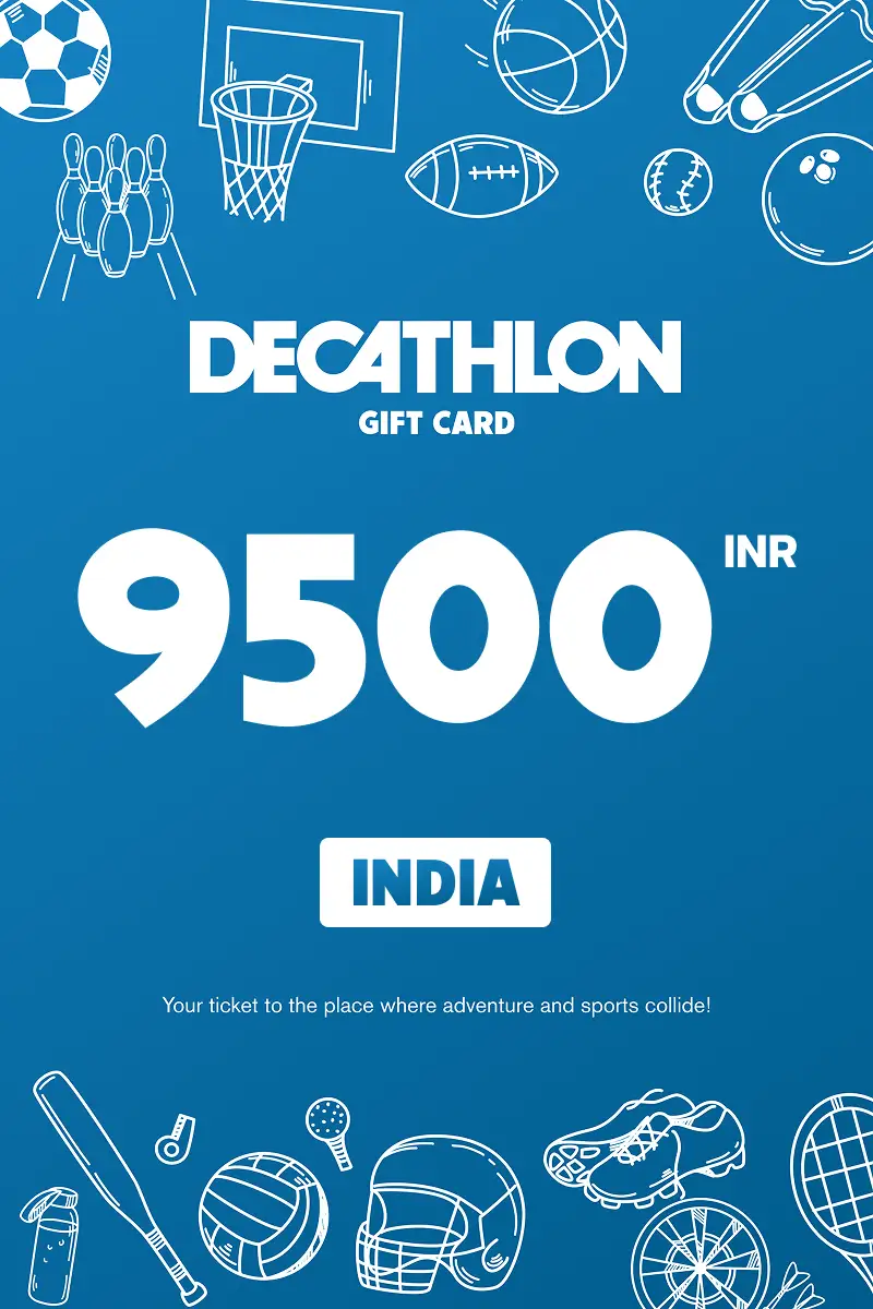Decathlon 9500 INR Gift Card (India) - Digital Key