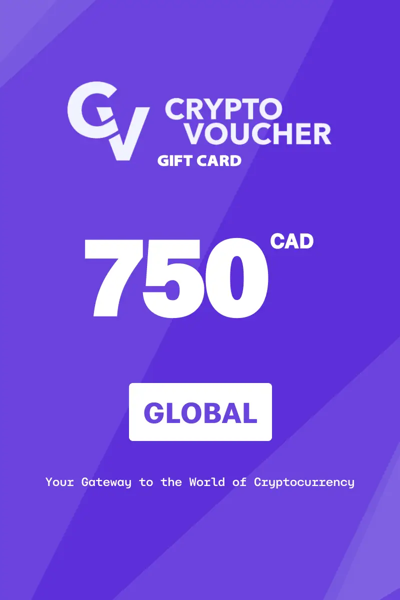 Crypto Voucher 750 CAD Gift Card (Global) - Digital Key