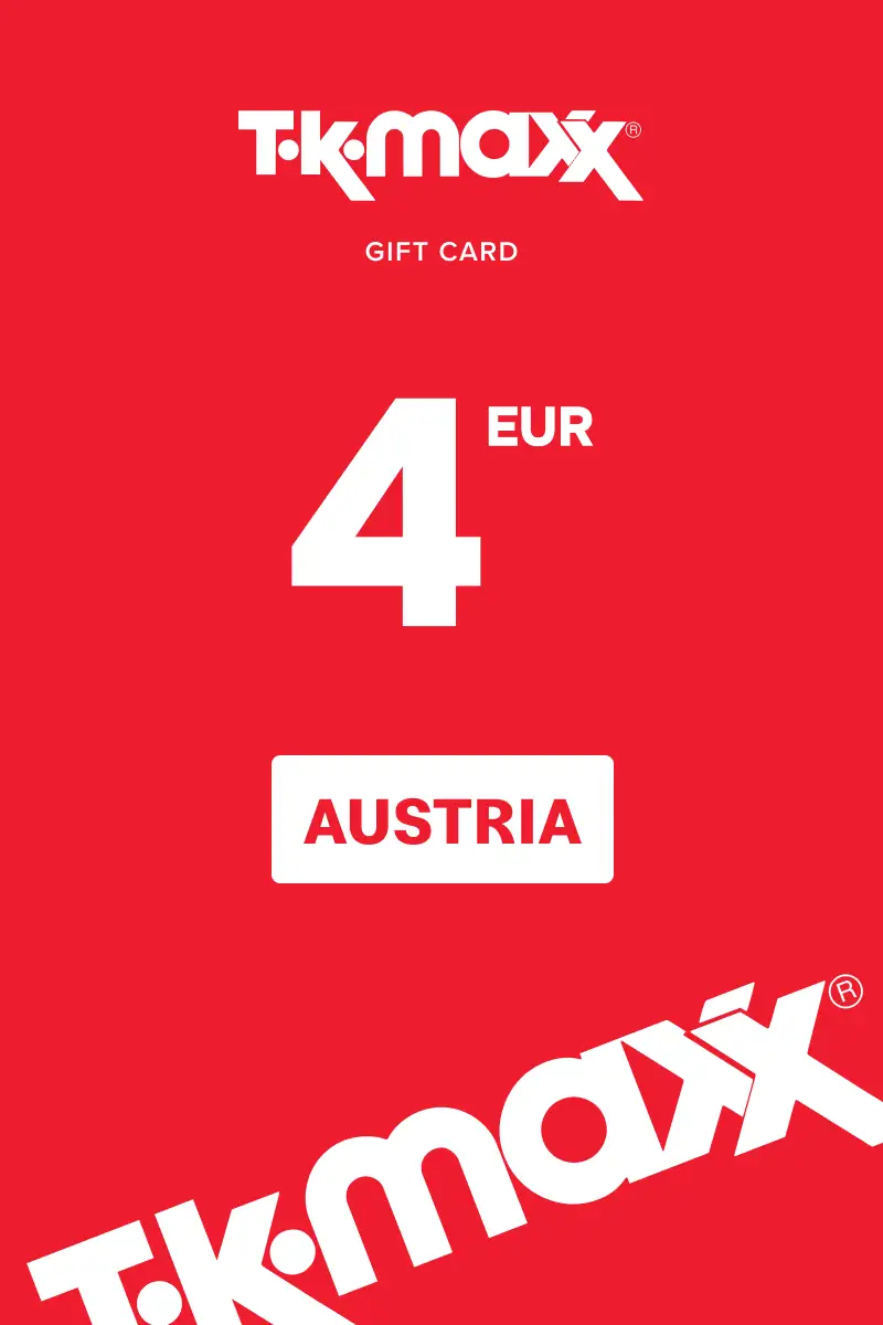 TK Maxx 4 EUR Gift Card (Austria) - Digital Key