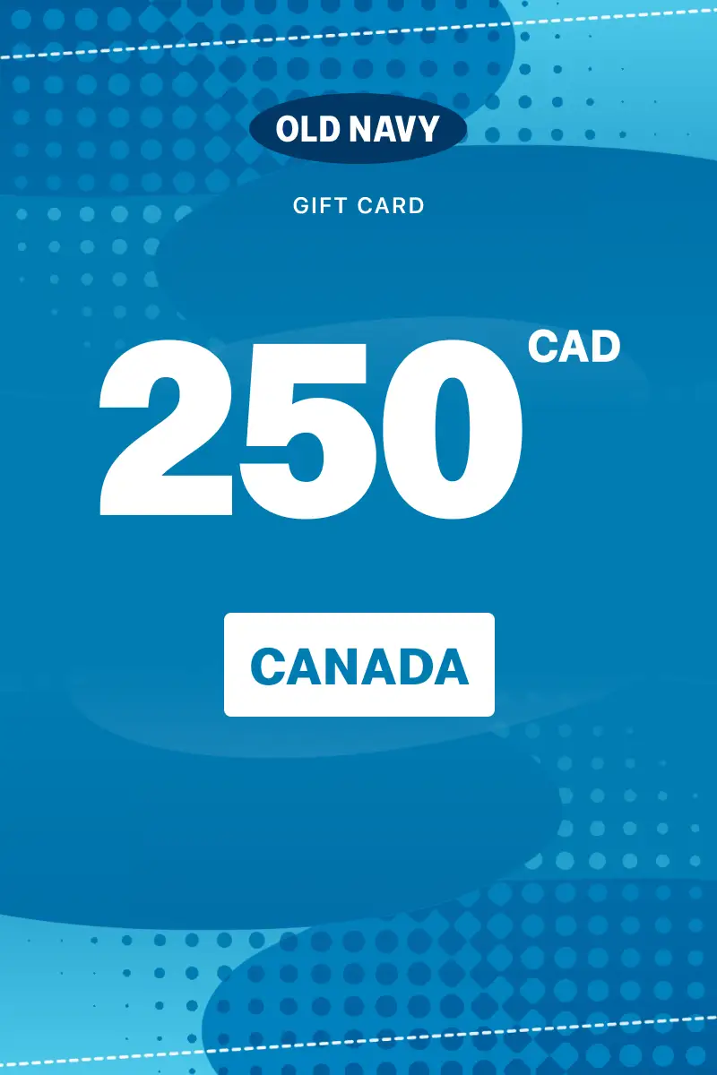 Old Navy 250 CAD Gift Card (Canada) - Digital Key