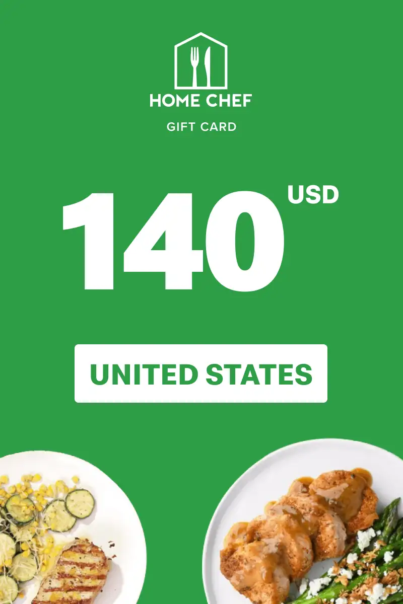 Home Chef 140 USD Gift Card (United States) - Digital Key