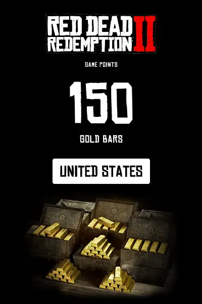 RED DEAD REDEMPTION 2 Online 150 Gold Bars (United States) (Xbox One) - Xbox Live - Digital Key
