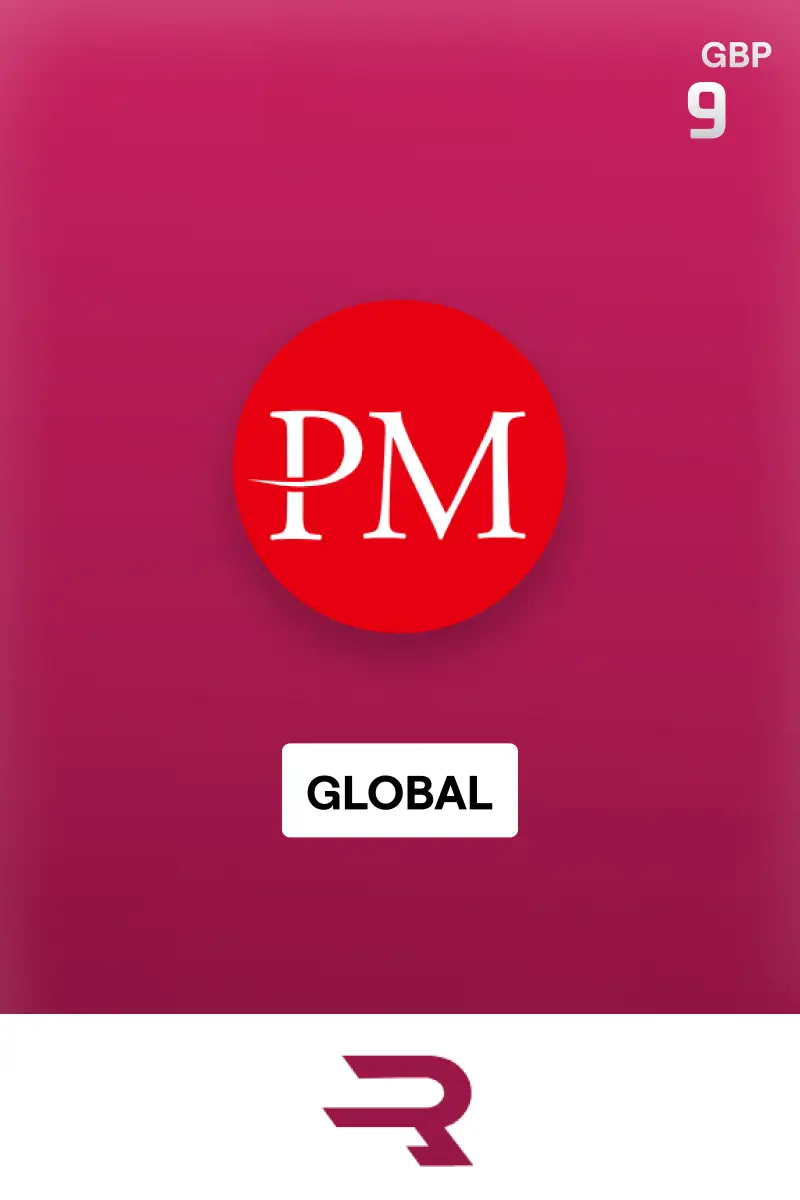 Rewarble Perfect Money 9 GBP Gift Card (Global) - Rewarble - Digital Key