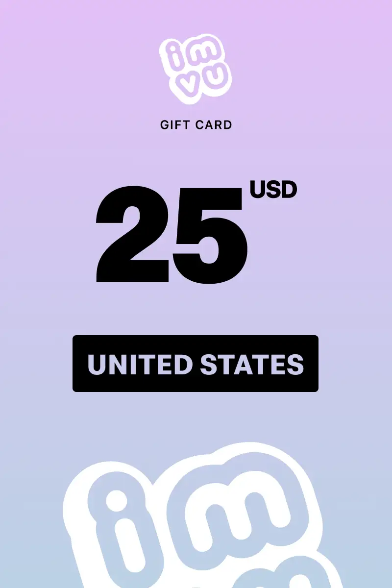 IMVU 25 USD Gift Card (United States) - Digital Key