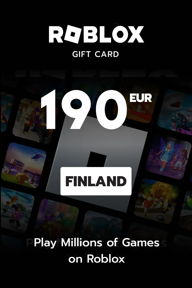 Roblox 190 EUR Gift Card (Finland) - Digital Key