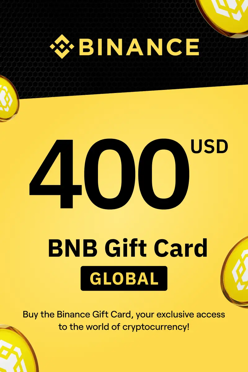 Binance (BNB) 400 USD Gift Card (Global) - Digital Key