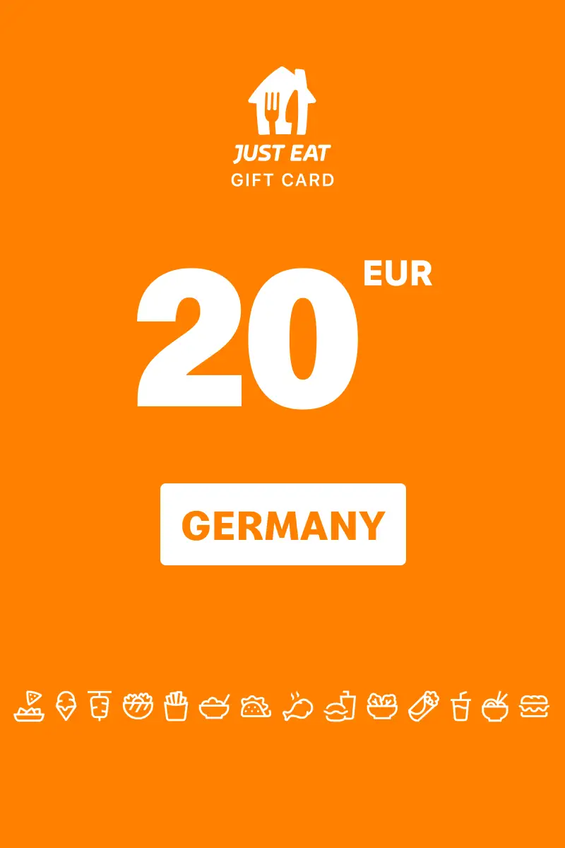 Lieferando (Just Eat) 20 EUR Gift Card (Germany) - Digital Key