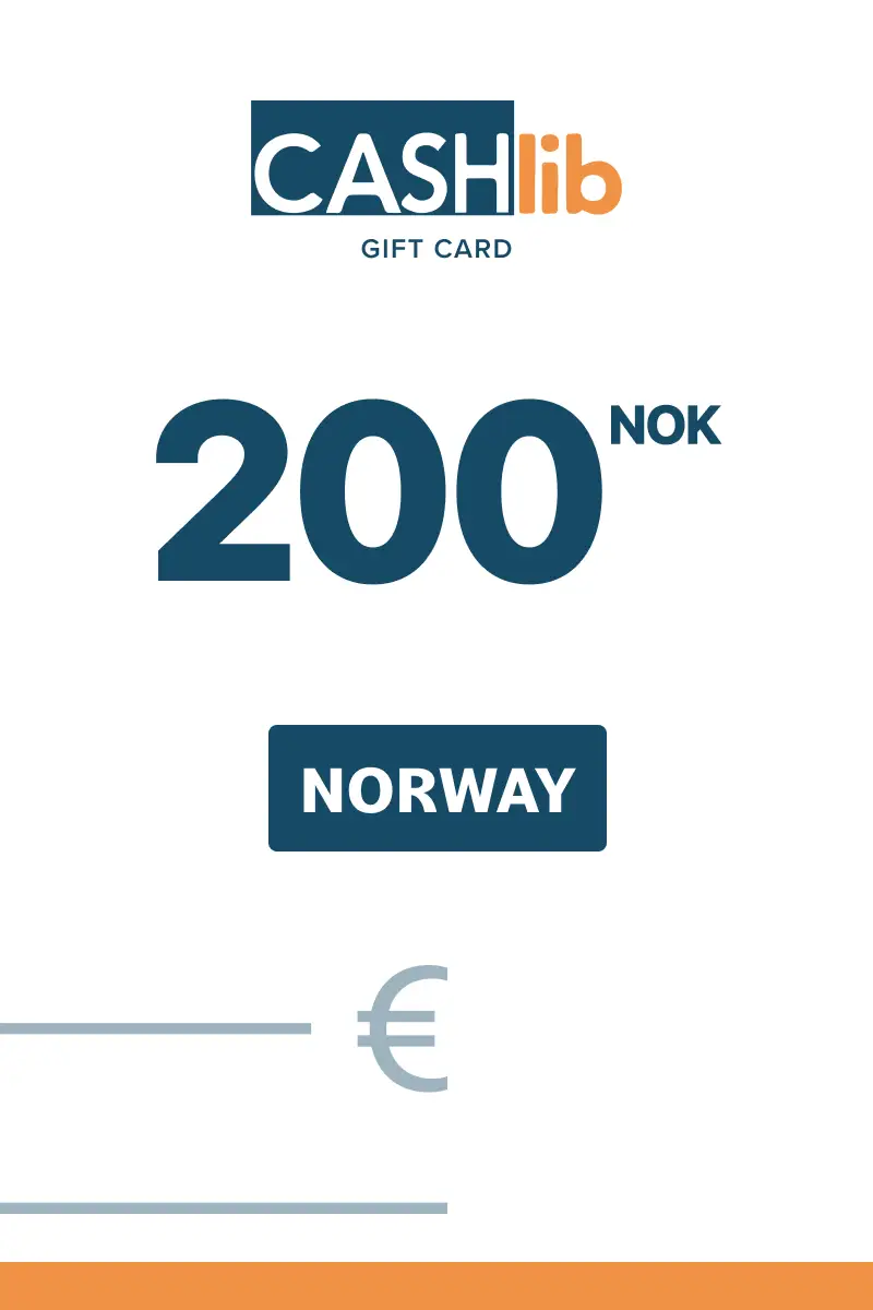 CASHlib 200 NOK Gift Card (Norway) - Digital Key