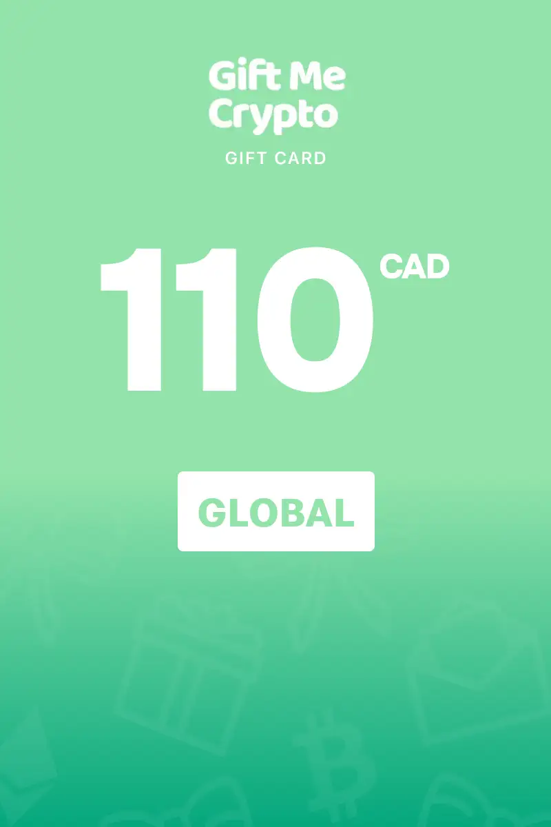 Gift Me Crypto 110 CAD Gift Card (Global) - Digital Key